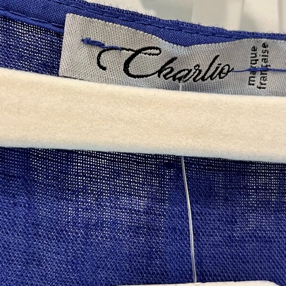 NWT Charlie Pure Linen Sleeveless Dress - Picture 3 of 5